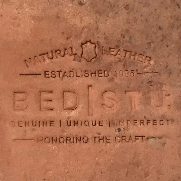 Bed Stu Gray Tan Leather Sandals Size 7 - Picture 6 of 7